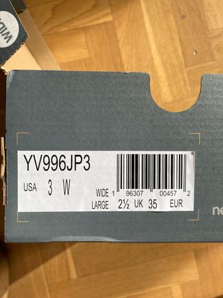 Zapatillas New Balance niño talla 35
