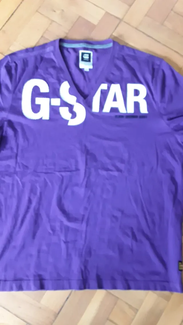 Camiseta G-Star RAW Morada Talla XXL