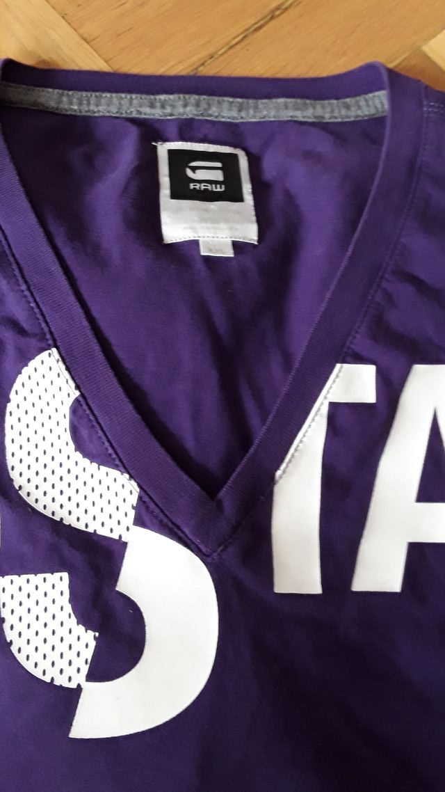 Camiseta G-Star RAW Morada Talla XXL