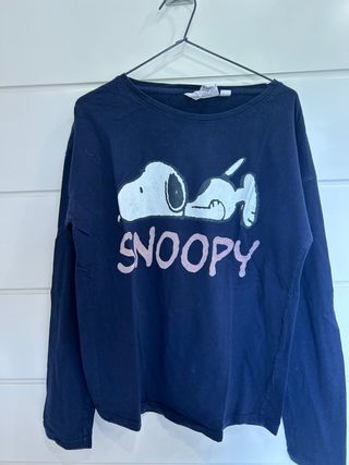 Camiseta Snoopy manga larga Mujer Talla S