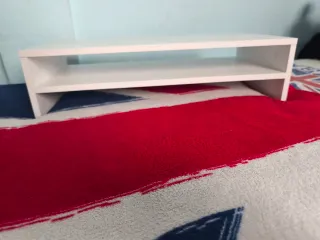 Altillo escritorio blanco madera