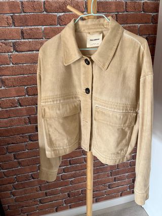 Chaqueta vaquera Pull&Bear beige M