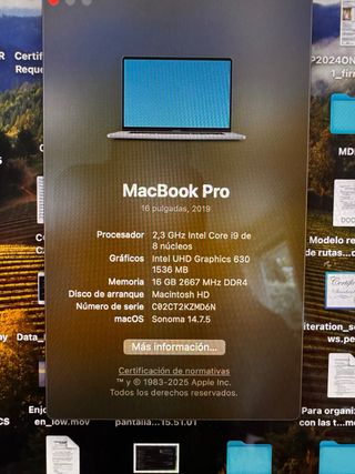 Macbook Pro 2019 i9