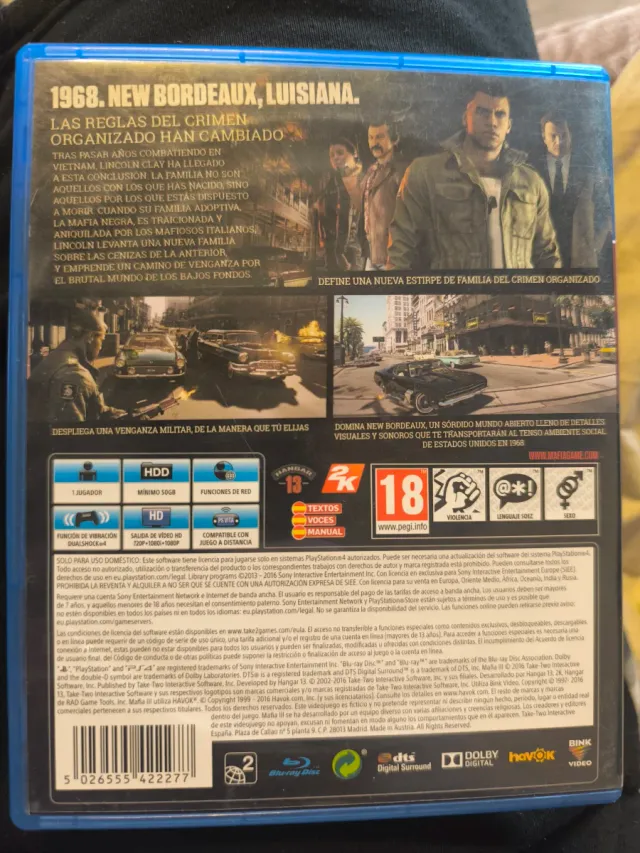 Mafia III Edición Deluxe PS4