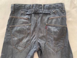Vaquero Levi's Engineered Jeans Gris Talla 32 US