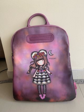 Mochila Gorjuss niña con dibujo de muñeca