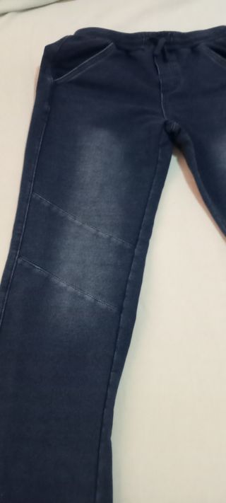 Pantalón largo niño azul talla 10 años
