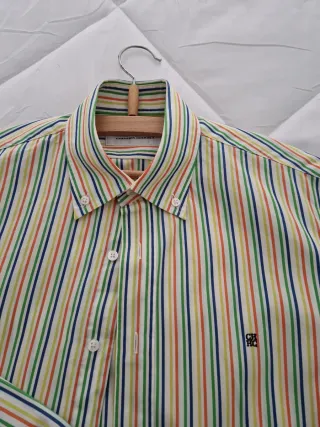 Camisa Carolina Herrera Rayas Multicolor