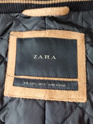 Trenca Zara color camel