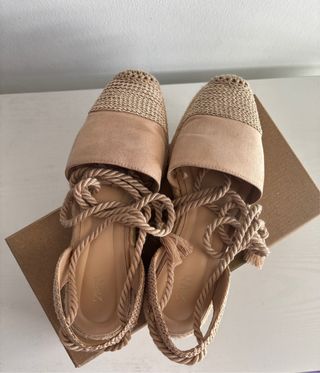 Alpargatas Zara Beige/Rosa
