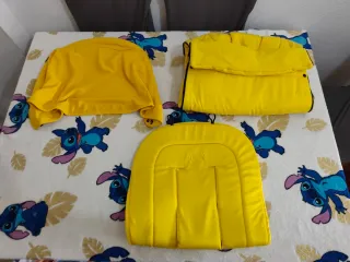 Capota, saco y colchoneta Bugaboo Amarillos