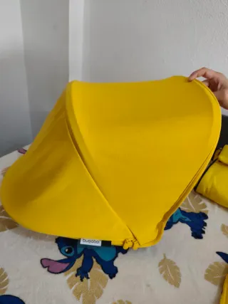 Capota, saco y colchoneta Bugaboo Amarillos