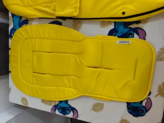Capota, saco y colchoneta Bugaboo Amarillos