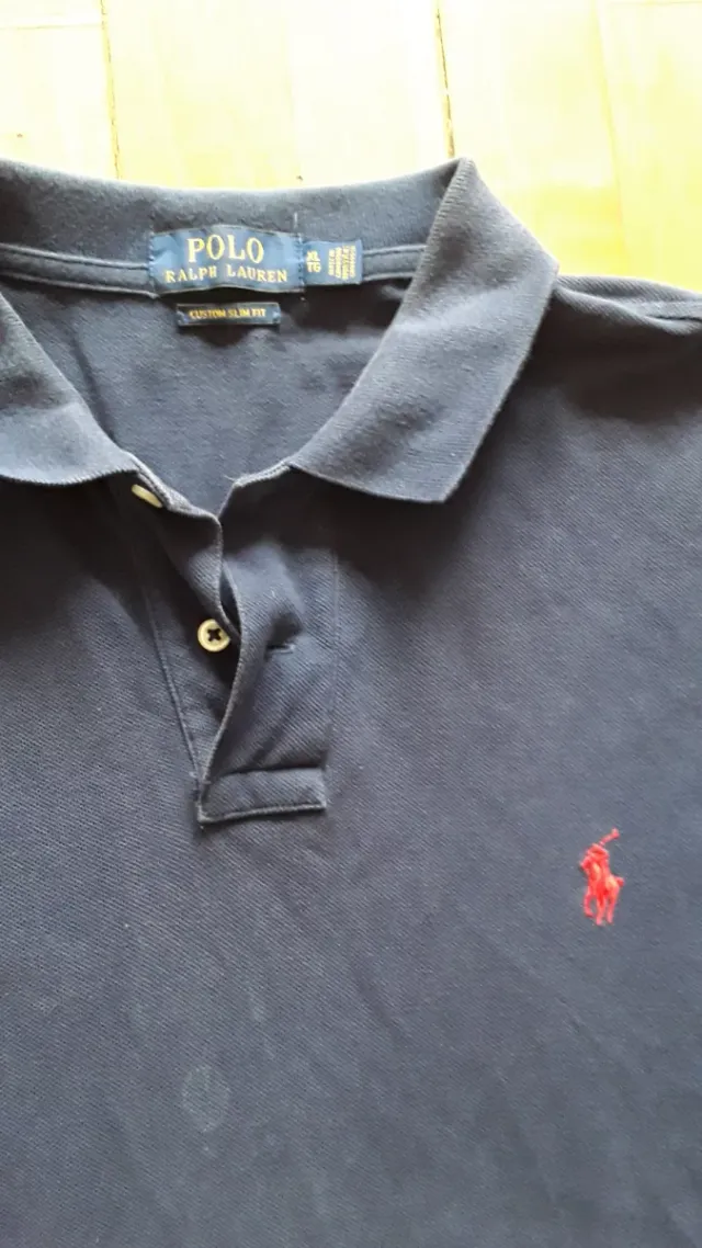 Polo Ralph Lauren Manga Larga Azul