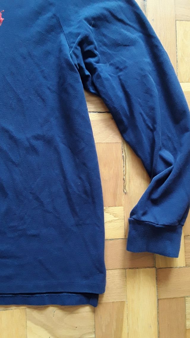 Polo Ralph Lauren Manga Larga Azul