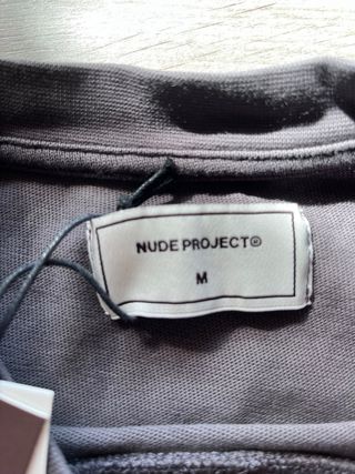 Camiseta Nude Project Gris Estampada Barcos
