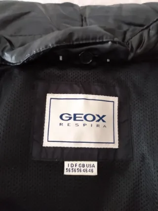 Abrigo Polar Hombre Geox Negro Talla 56