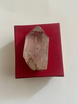 Piedra cuarzo blanco biterminado
