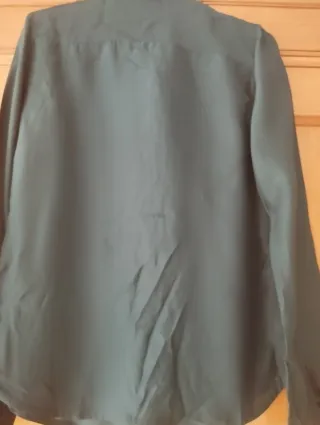 Camisa Massimo Dutti verde oscura