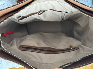 Bolso Tous Piel Marrón Estampado