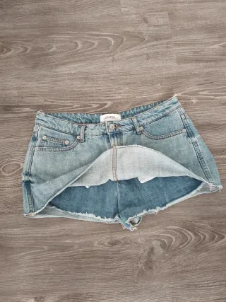 Falda pantalón vaquera Zara mujer