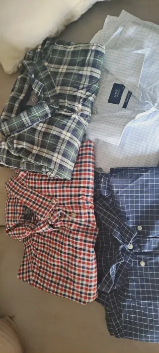 Lote de 4 Camisas a Cuadros