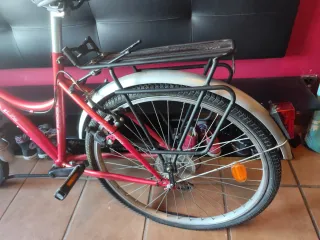Bicicleta Paseo Urbana Roja