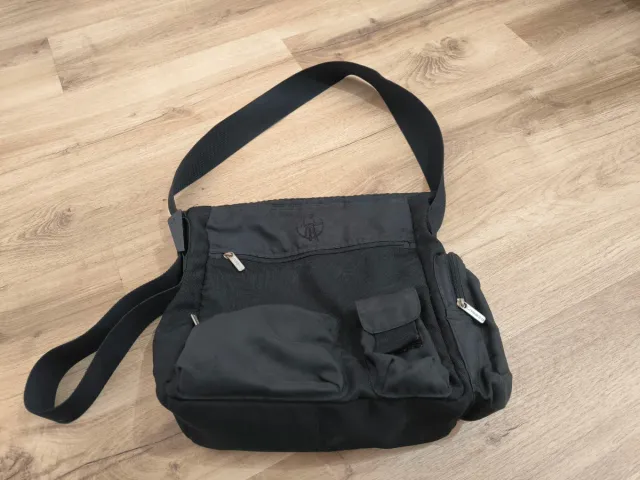 Bolsa bebe cochecito Lassig Multibolsillo Negra