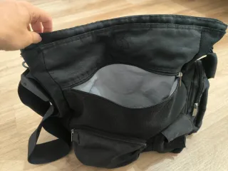Bolsa bebe cochecito Lassig Multibolsillo Negra