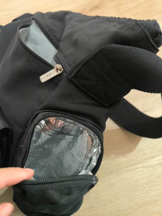 Bolsa bebe cochecito Lassig Multibolsillo Negra