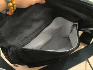 Bolsa bebe cochecito Lassig Multibolsillo Negra