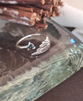 Anillo Plata Ley Ajustable