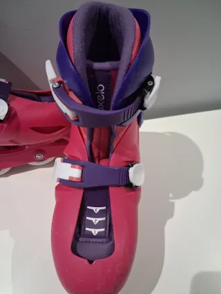 Patines en línea Oxelo rosas y morados