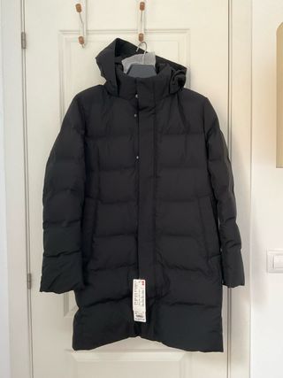 Abrigo plumas Uniqlo Hombre Negro Talla XS