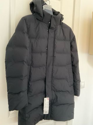 Abrigo plumas Uniqlo Hombre Negro Talla XS