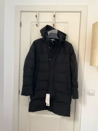 Abrigo plumas Uniqlo Hombre Negro Talla XS