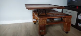 Mesa centro ,palets.