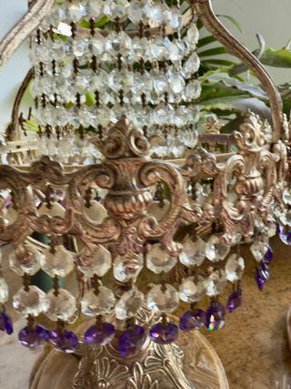 Lámparas de mesa de cristal de roca