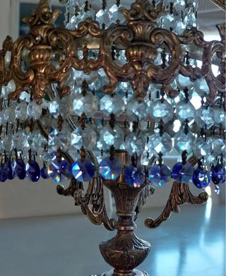 Lámparas de mesa de cristal de roca