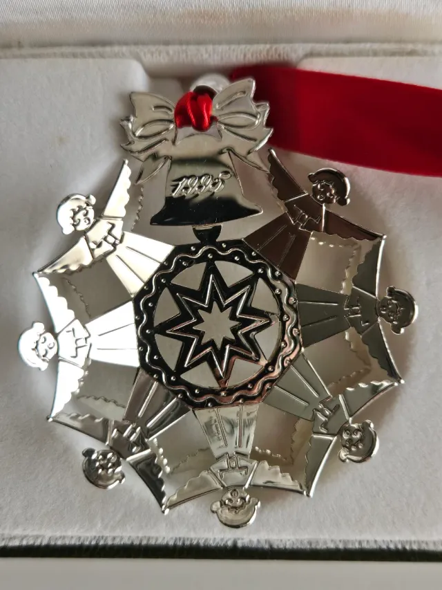 Ornamento Navidad Christofle 1995