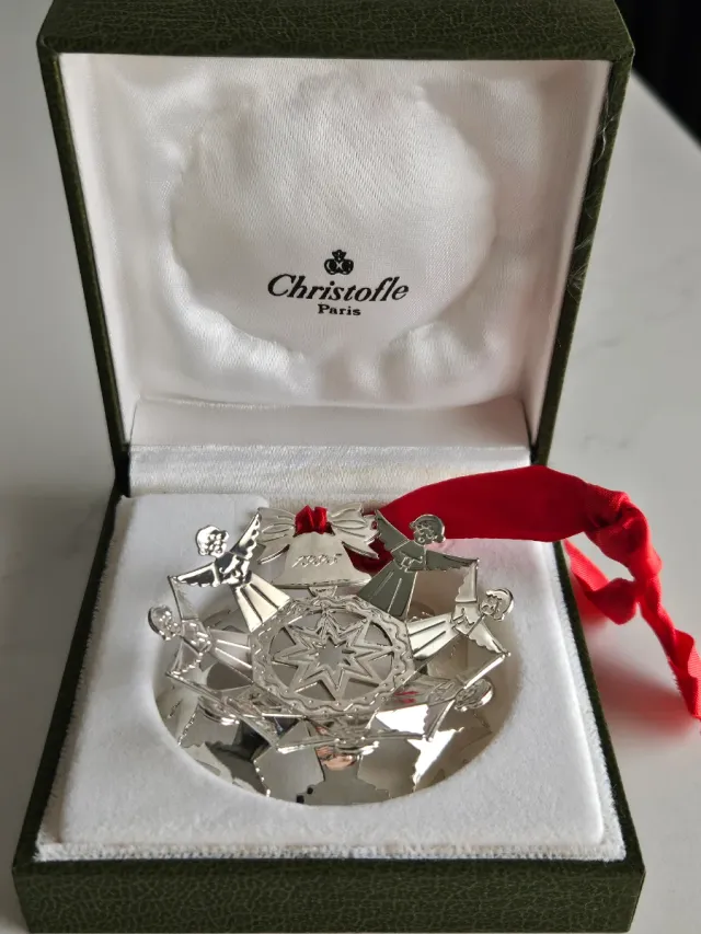 Ornamento Navidad Christofle 1995
