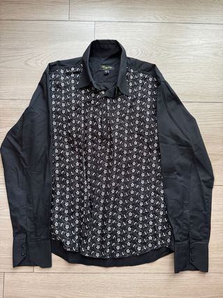 Camicia Ego Uomo Fantasia Floreale Nera