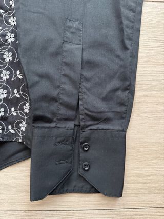 Camicia Ego Uomo Fantasia Floreale Nera