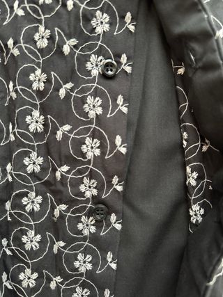 Camicia Ego Uomo Fantasia Floreale Nera