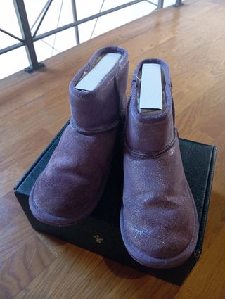 Stivaletti EMU Australia lilla glitterati tg35