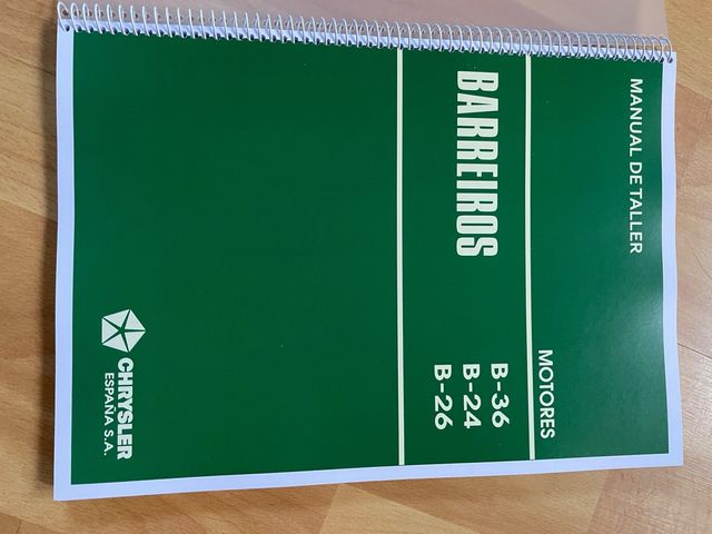 Manual Taller Motores Barreiros Chrysler