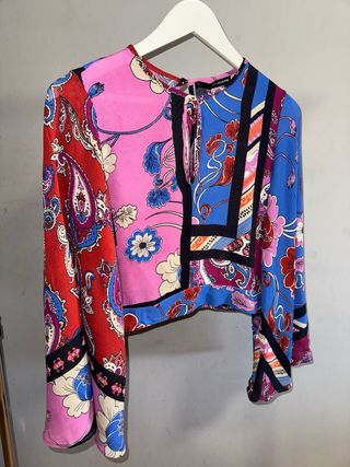 Blusa Estampada Multicolor