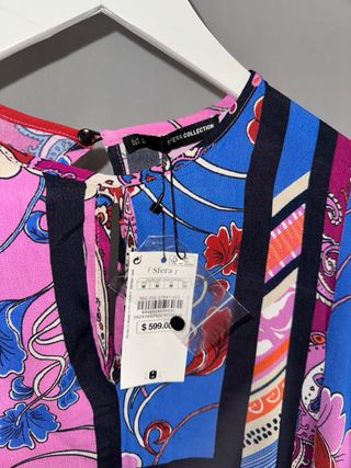 Blusa Estampada Multicolor
