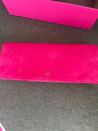 Bolso de mano rosa