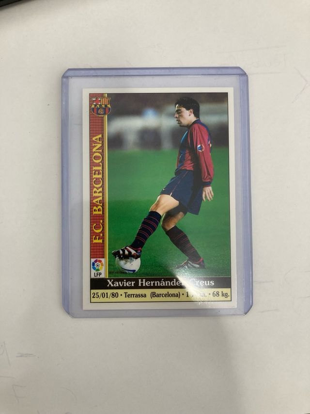 Cromo Rookie Xavi Barcelona 1999
